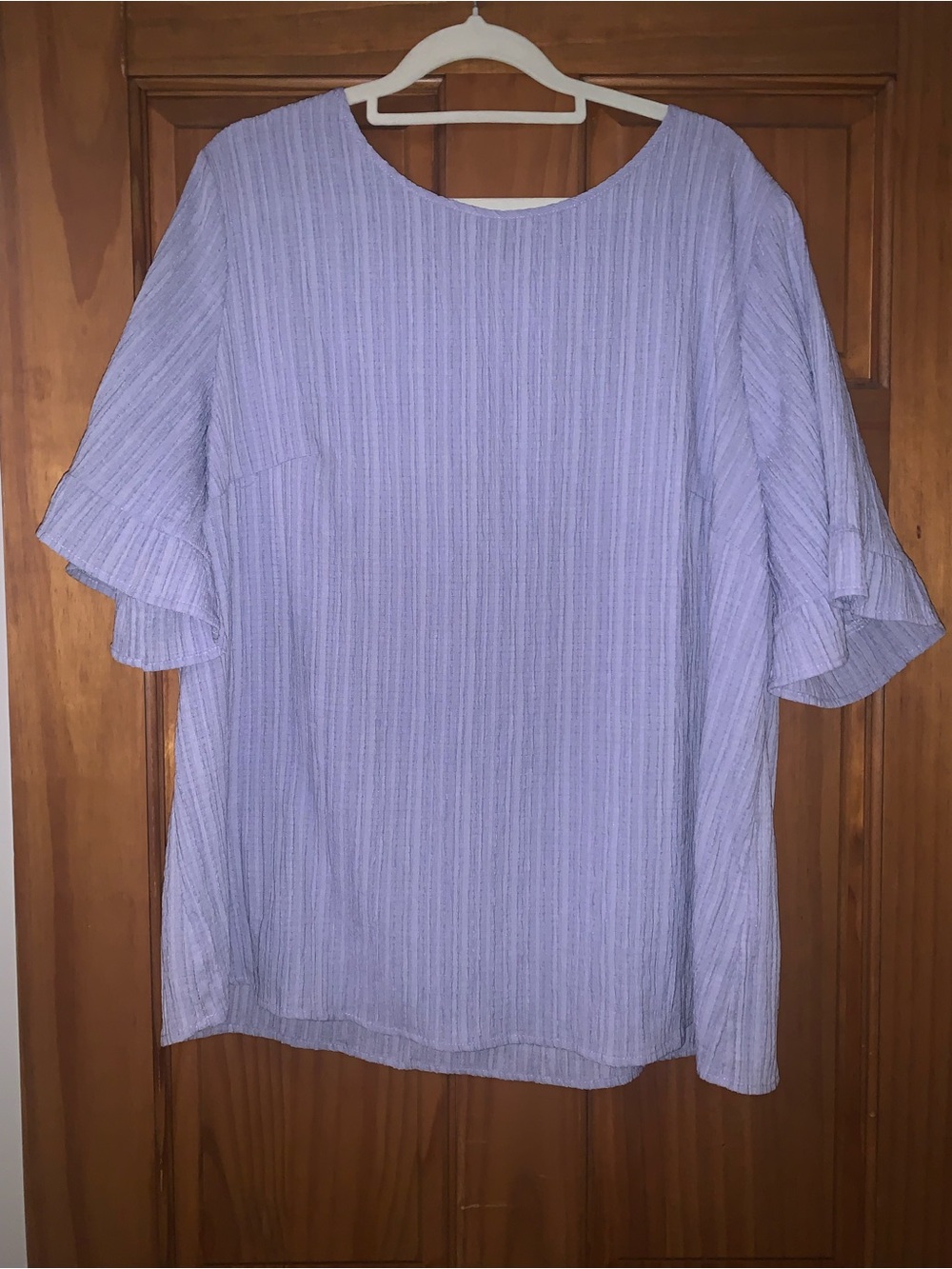 ‼️SUMMER SALE ‼️ Light Lavender Ruffle Sleeve Women's Top